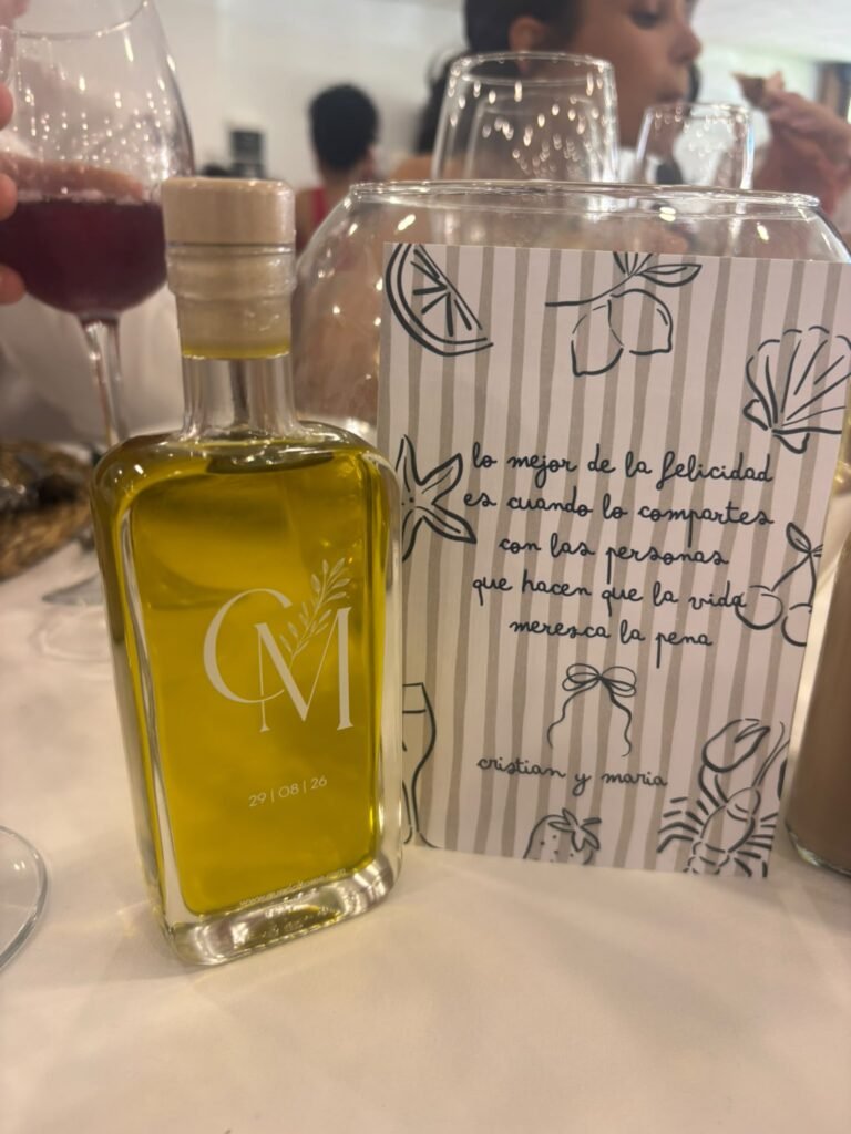 Guadaltomé | detalles de boda aceite de oliva | detalles de boda aceite de oliva